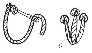Рисунок 19: б) французский узелок с хвостиком